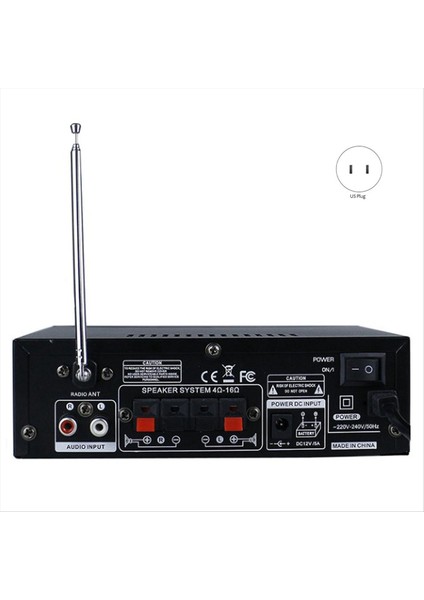 Amplifikatör Bt 298 Pro Ev Sineması Amplifikatörü Karaoke Çift Kanallı Stereo Bluetooth 5 0 Maksimum 800W Yeni Yükseltme Abd Fişi (Yurt Dışından) modelleri