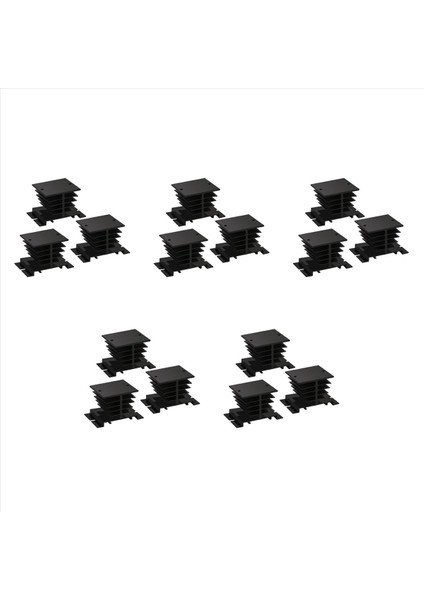 Katı Hal Rölesi Isı Lavabosu 15PCS Alüminyum Soğutucu Pid Sıcaklık Kontrolör Ssr-10 25 40A Için Isı Lavabosu (Yurt Dışından)