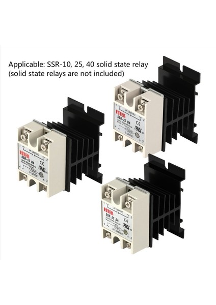 Katı Hal Rölesi Isı Lavabosu 15PCS Alüminyum Soğutucu Pid Sıcaklık Kontrolör Ssr-10 25 40A Için Isı Lavabosu (Yurt Dışından) fırsatları