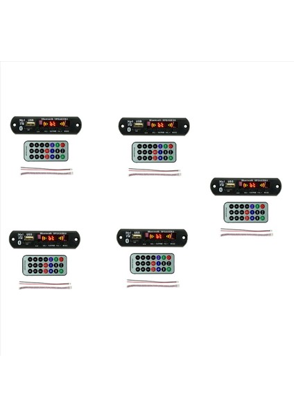 5x USB Mp3 Modülü Bluetooth 12V Mp3 Wma Kötü Çocuk Kurulu Ses Module Fm Aux USB Tf Radyo Araba Uzak Müzik Hoparlör (Yurt Dışından) fırsatları