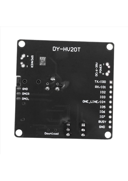 2x DY-HV20T 12V/24V Güç KAYNAĞI10W/20W Sesli Oynatma Modülü Mikro Sd Kart Mp3 Müzik Çalar Arduino Için (Yurt Dışından) fırsatları