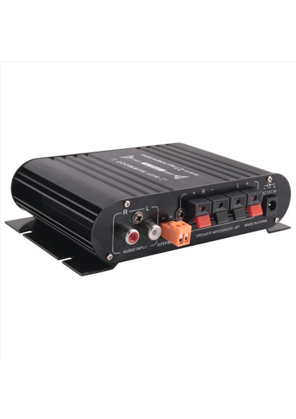 ST-838 Hıfı Amplifikatör 2 1 Kanal Araç Mp3 Mini Amp Aux Giriş Yüksek ve Düşük Bas Ayarı Süper Bas 20WX2+40W Amplifikatör (Yurt Dışından) modelleri
