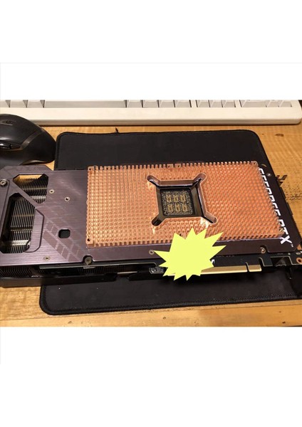 2x Rtx 3060 3080 3090 Arka Plan Saf Bakır Isı Lavabo Grafik Kart Bellek Yardımcı Radyatör 90X180X2MM (Yurt Dışından)