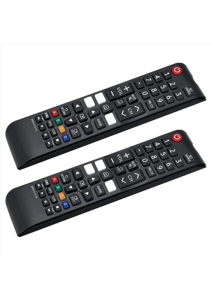 Tüm Samsung Tv Uzaktan Kumandası Için 2x Universal Remote Tüm Samsung Smart Tv LED LCD Hdtv 3D Seri Tv Için Uyumlu Yedek (Yurt Dışından)