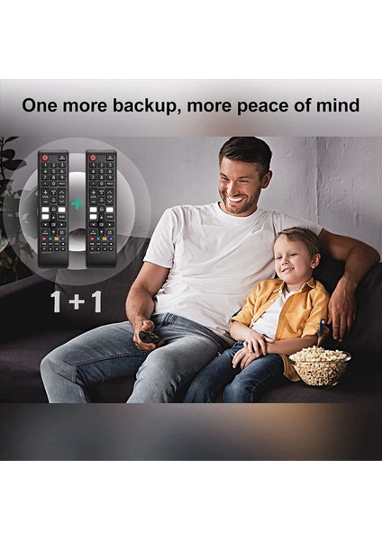 Tüm Samsung Tv Uzaktan Kumandası Için 2x Universal Remote Tüm Samsung Smart Tv LED LCD Hdtv 3D Seri Tv Için Uyumlu Yedek (Yurt Dışından) indirimleri