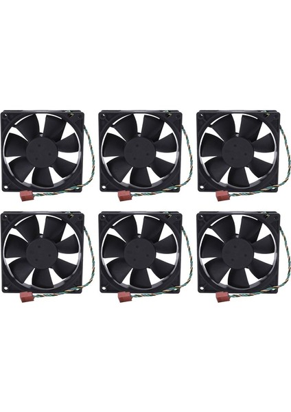 6pcs 90X90X25MM Dc 12V 0 60A 4 Pimli Bilgisayar Cpu Soğutma Fanları (Yurt Dışından)