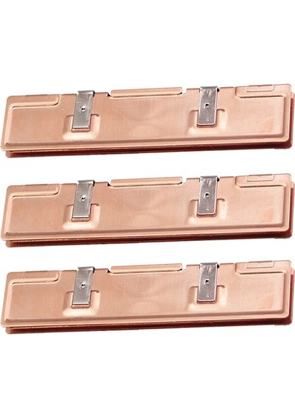 3x Saf Bakır Ram Asterınk Radıctor Ram Ddr3 Bellek Soğutucu Soğutma Isı Batağı Masaüstü Bellek Radyatörü Ddr2 Ddr3 Ddr4 (Yurt Dışından)