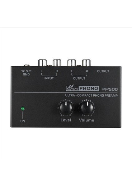 3x Ultra Kompaks Fono Preamp PP500 Bas Tiz Denge Hacim Ayar Pre-App Preptable Preampificador Abd Fişi (Yurt Dışından) fiyatları