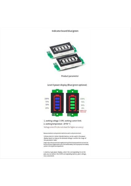 2 Adet 1-8s Lityum Pil Sayacı Ekran Modülü Mavi Üç Dize LED Lityum Pil Paketi Gösterge Kartı (Yurt Dışından) fırsatları