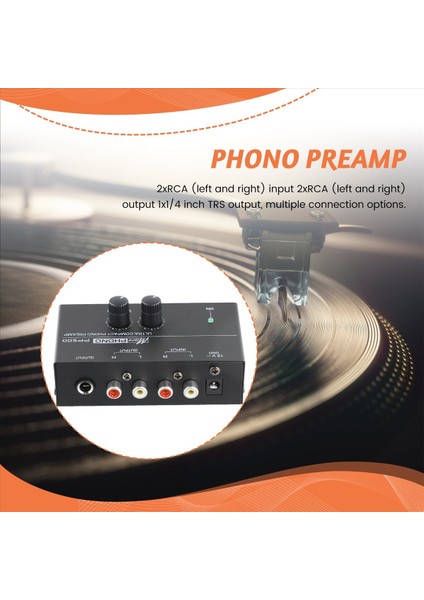 Bas Tiz Denge Hacmi Ayarlı Ultra Kompakt Fono Preamp PP500 PPP500 Ön Ampto Preamp Preampfificador Abd Fişi (Yurt Dışından) fırsatları