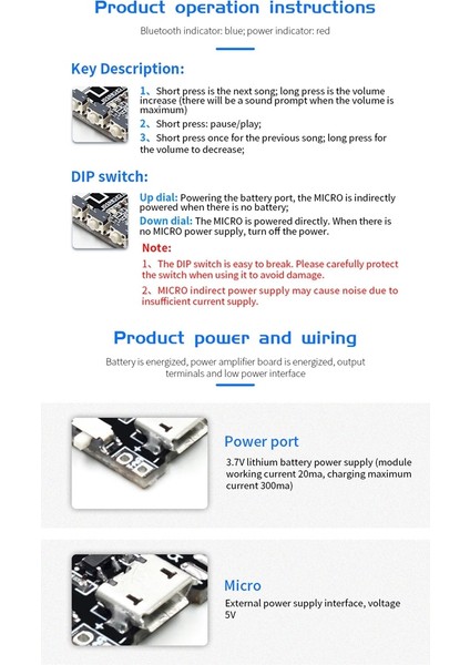 VHM-314 V 20 Mp3 Bluetooth 5 0 Ses Alma ve Kod Çözme Kartı Kablosuz Stereo Araba Ses Amplifikatör Modülü 3 7-5V (Yurt Dışından) indirimleri