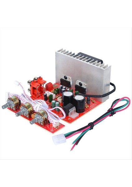 DX-618 Audio Subwoofer Stereo Amplifikatör Kart 2 1 Kanal 60WX3 DC12-18V Güç Kablosu Modülü (Yurt Dışından)