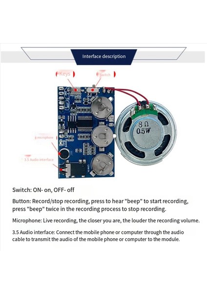 17 Dakika Ses Sesli Müzik Kaydedici Kurulu Çip Programlanabilir Müzik Modülü Tebrik Kartı Kendi Yapımı Hediye (Yurt Dışından) indirimleri