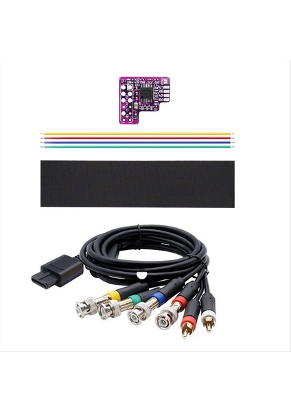 N64 Ntsc Konsolları Için N64 Rgb Mod+Rgb Kablosu Nintendo 64 Ntsc Modifiye Rgb Çıkış Modülü Için Rgb Modül Çipi (Yurt Dışından)