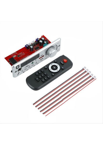 Bluetooth Mp3 Wav Kod Çözücü Panosu 80W Amplifikatör Handfree Araba Ses Mikrofonu USB Tf Fm Radyo Mp3 Oyuncu Hoparlörü Dc 12V (Yurt Dışından)