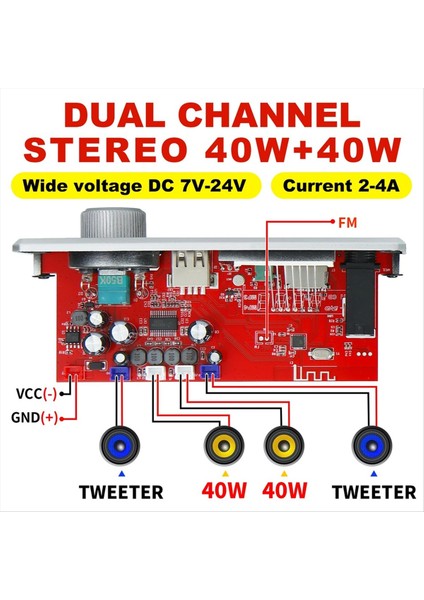 Bluetooth Mp3 Wav Kod Çözücü Panosu 80W Amplifikatör Handfree Araba Ses Mikrofonu USB Tf Fm Radyo Mp3 Oyuncu Hoparlörü Dc 12V (Yurt Dışından) fırsatları