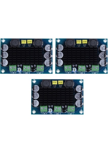 3x Dc 12V-24V TPA3116 D2 100W Mono Kanal Dijital Ses Güç Amplifikatör Kartı (Yurt Dışından)