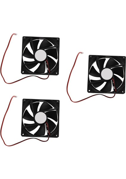 3pcs 90MM x 25MM Dc 12V 2pin Soğutma Fanı Bilgisayar Kılıfı Cpu Soğutucu (Yurt Dışından)