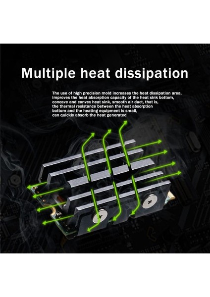 M 2 2242 Katı Hal Sürücü Radyatörü SSD Soğutma Soğutma Soğutucu NVME2242 Katılı Dış Sürücü SSD Isı Lavabosu Soğutma Yeleği (Yurt Dışından) modelleri