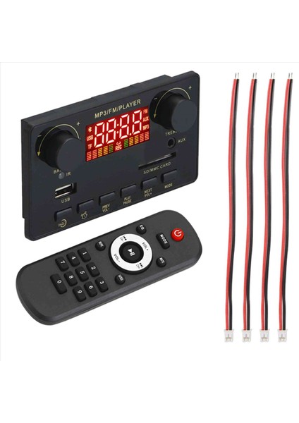 2X40W Amplifikatör Bluetooth 5 0 Mp3 Pansiyonu Wav Decoder Tahtası 12V Araba Fm Radyo Modülü Desteği Tf USB Aux Handsfree (A) (Yurt Dışından) modelleri