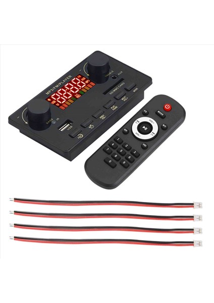 2X40W Amplifikatör Bluetooth 5 0 Mp3 Pansiyonu Wav Decoder Tahtası 12V Araba Fm Radyo Modülü Desteği Tf USB Aux Handsfree (A) (Yurt Dışından) fırsatları