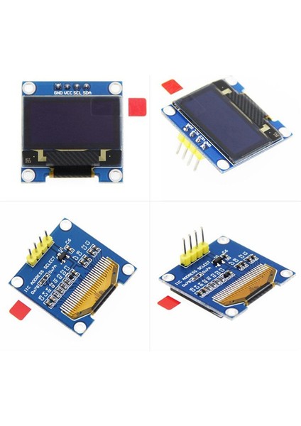 5pcs 0 96 Inç Iıc I2C Seri Gnd 128X64 OLED LCD LED Ekran Modülü SSD1306 Arduino Kit Beyaz Ekran (Yurt Dışından) indirimleri