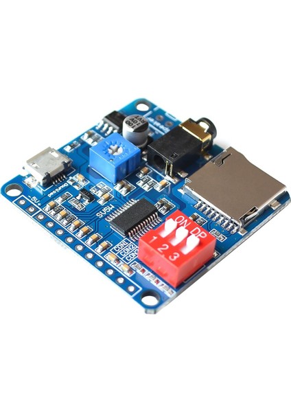 Sesli Ses Oynatma Modülü Mp3 Çalar Modülü Uart I/o Tetikleyici Sınıf D Amplifikatör Kart 5W DY-SV5W (Yurt Dışından)