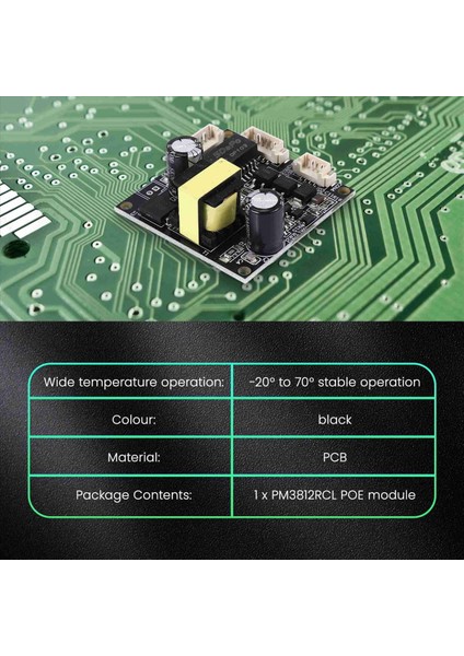 Sdapo Poe Modülü PM3812RCL Izole Poe Modülü 12V1A Af Standart Poe Modülü (Yurt Dışından) modelleri