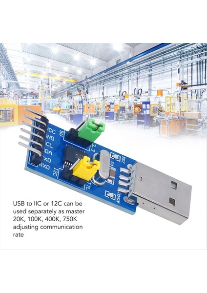 USB - Iıc Adaptör Modülü USB - Iıc I2C Uart Dönüştürücü Adaptör Modülü Bileşenler (Yurt Dışından) fiyatları
