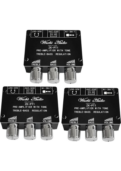 3x Bluetooth 5 0 Decoder Tahtası Çift Kanallı Stereo Düşük Gürültü Yüksek ve Düşük Tonu Ön Modül Ön Amplifikatör Kartı Zk-Pt1 (Yurt Dışından) fiyatları