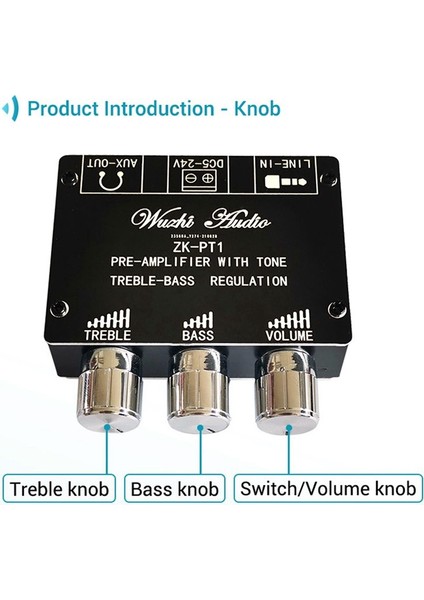 3x Bluetooth 5 0 Decoder Tahtası Çift Kanallı Stereo Düşük Gürültü Yüksek ve Düşük Tonu Ön Modül Ön Amplifikatör Kartı Zk-Pt1 (Yurt Dışından) fırsatları