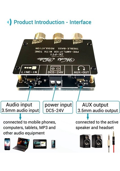 3x Bluetooth 5 0 Decoder Tahtası Çift Kanallı Stereo Düşük Gürültü Yüksek ve Düşük Tonu Ön Modül Ön Amplifikatör Kartı Zk-Pt1 (Yurt Dışından) indirimleri