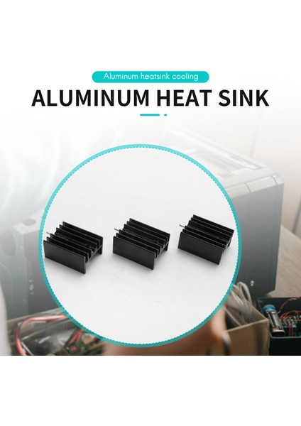 10 Pcs 21X15X11MM Siyah Alüminyum Isı Lavabosu 220 To Mosfet Transistörler (Yurt Dışından) indirimleri