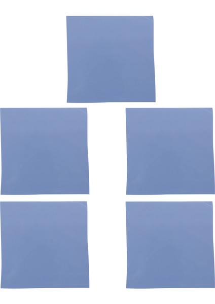 5x Yeni Gpu Cpu Sıraç Soğutma Soğutması Iletişim Silikon Pad 100MMX100MMX1MM Termal Pad (Yurt Dışından)