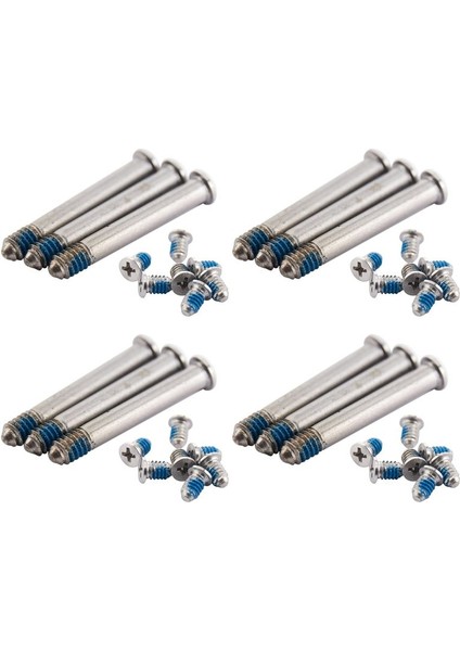 Apple MacBook Pro 13INCH Için 40X 15 Inç 17 Inç Arka Kapak Vidası MacBook A1278 A1286 A1297 Gümüş Renk (Yurt Dışından)