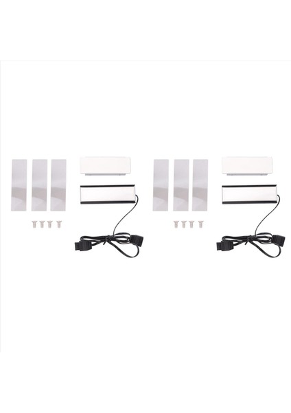 2x 5V Argb Senkronizasyon Bilgisayar 2280 SSD M2 Radyatör Pc Rgb M 2 Nvme Soğutma (Yurt Dışından)