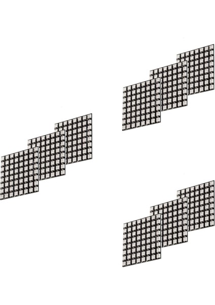 9 x U 64 LED Matris Paneli Cjmcu-8x8 Modülü Arduino ve Raspberry Pi Için Uyumlu (Yurt Dışından)