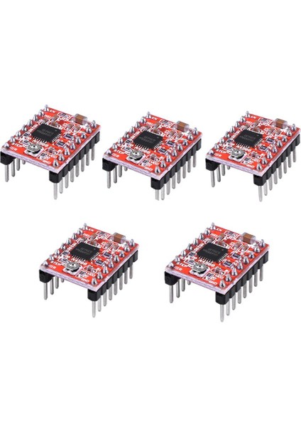 5pcs A4988 Üstü Stepper Motor Sürücü Modülü 3D Yazıcı Reprap Için Isı Lavabosu Uygun (Yurt Dışından) fiyatları