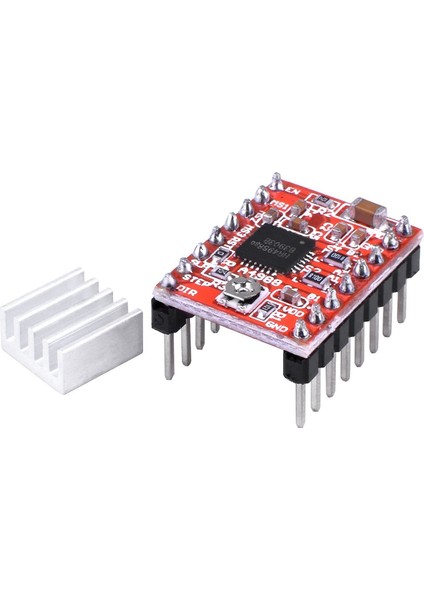 5pcs A4988 Üstü Stepper Motor Sürücü Modülü 3D Yazıcı Reprap Için Isı Lavabosu Uygun (Yurt Dışından) modelleri