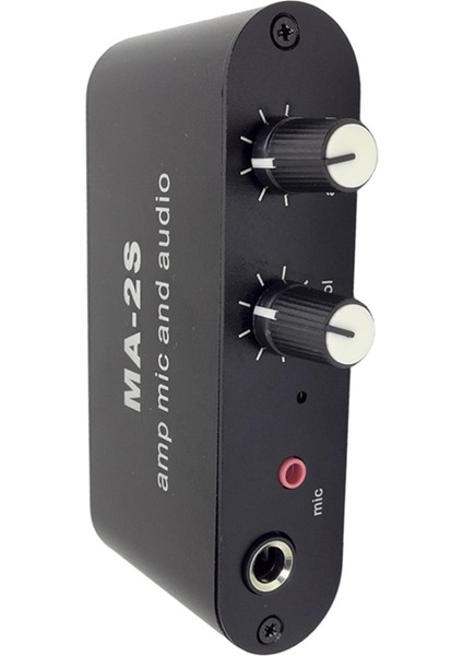 3 5mm Kondenser Mikrofon Amplifikatör Amplifikatör Amplifikatör Müzik Ses Preamplatıcı Karıştırma Kartı Ma-2s (Yurt Dışından) indirimleri