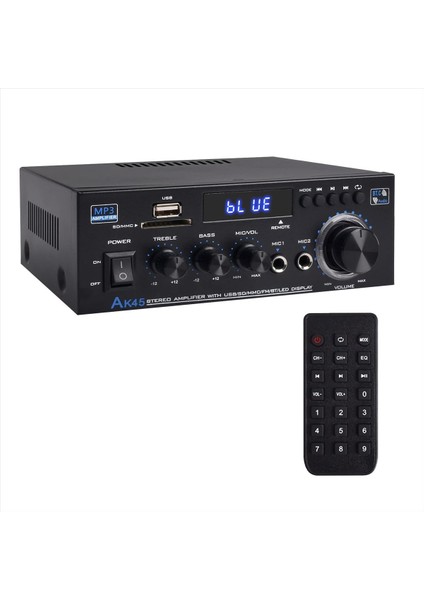 Stereo Ses Amplifikatör Alıcısı Bluetooth 5 0 Ses Hoparlör Amplifikatör Fm Radyo Ev Sineması Ses Stereo Sistem-Ingiltere (Yurt Dışından)