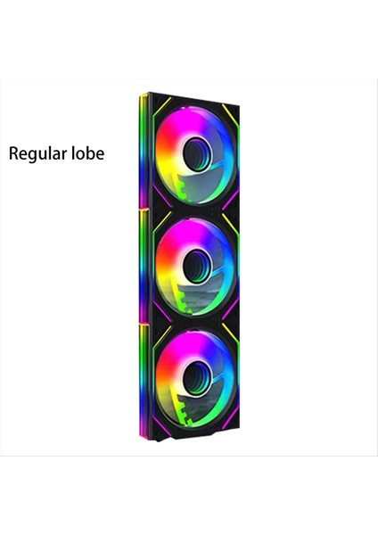 V2 Argb Case Fan Pc Case Fanları Için Pwm Soğutucu 4 Pimli 1850RPM Bilgisayar Soğutucu Soğutucu Siyah A (Yurt Dışından) fiyatları