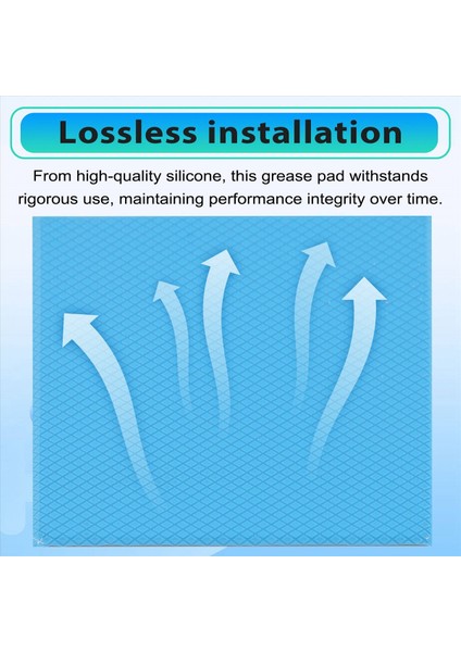 12 8W/MK Isı Yağkı Silikon Pad Cpu/gpu Grafik Kartı Termal Pad Mat Anakart Yağ Pedi 100X100X0 5mm (Yurt Dışından) fırsatları