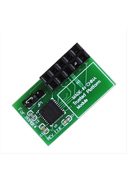 1 Pc 10 Pin Spı Tpm 2 0 Modül Supermicro AOM-TPM-9670H Için Güvenilir Platform (Yurt Dışından)