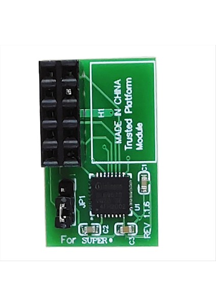 1 Pc 10 Pin Spı Tpm 2 0 Modül Supermicro AOM-TPM-9670H Için Güvenilir Platform (Yurt Dışından) modelleri