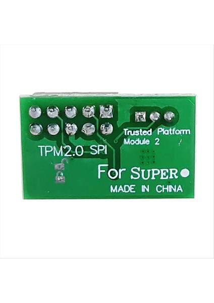 1 Pc 10 Pin Spı Tpm 2 0 Modül Supermicro AOM-TPM-9670H Için Güvenilir Platform (Yurt Dışından) fırsatları