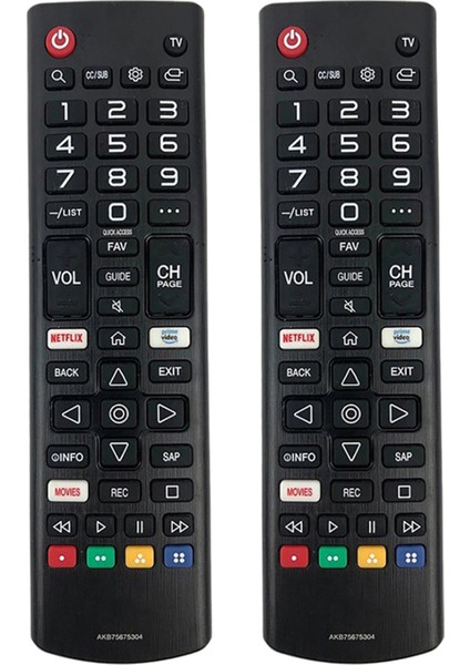 2x AKB75675304 Lg Tv AKB75675311 Için Yedek Uzaktan Kumanda 32LM5620BPUA (Yurt Dışından)