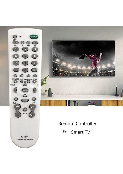Universal Tv Uzaktan Kumanda TV-139F Çok Fonksiyonlu Uzaktan Kumanda Akıllı Uzaktan Kontrolör Değiştirme Uzaktan Kumanda (Yurt Dışından) fiyatları