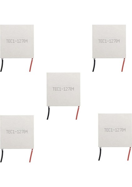 5x TEC1-12704 Termoelektrik Soğutucu Peltier 30MMX30MM Tec1 12704 Element Modülü 12V4A Soğutma Peltier (Yurt Dışından)