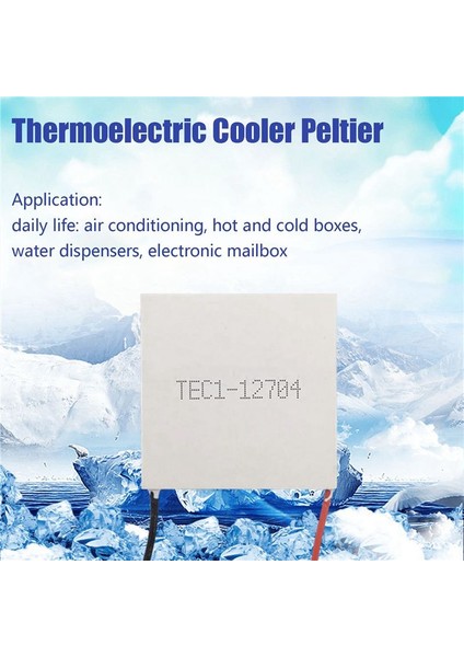 5x TEC1-12704 Termoelektrik Soğutucu Peltier 30MMX30MM Tec1 12704 Element Modülü 12V4A Soğutma Peltier (Yurt Dışından) indirimleri